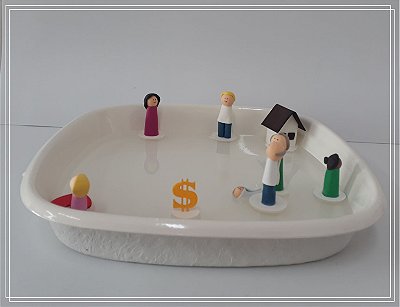 Campo Mórfico Fibra de Vidro 33 x 33 cm - Para Constelação na Água