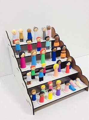 Display para Bonecos de Constelação Familiar