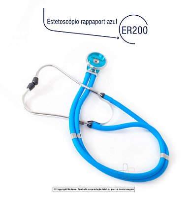 Estetoscópio Rappaport Azul ER200
