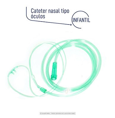 Cateter Nasal Tipo Óculos Infantil