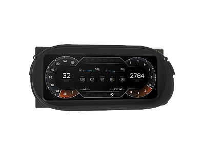 Moldura para painel digital Ghost no Chevrolet Chevette (painel completo) 1973–1982 – Replace Parts