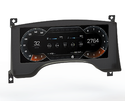 Moldura para painel digital Ghost no Chevrolet S10 e Blazer 1994–2000 – Replace Parts