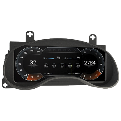 Moldura para painel digital Ghost no Mitsubishi Eclipse 2ª geração 1995–1999 – Replace Parts