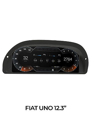 Moldura para painel digital Ghost no Fiat Uno 1994–2014 – Replace Parts