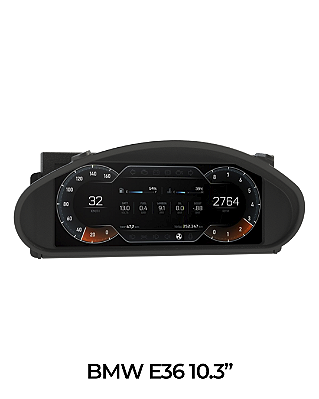Moldura para painel digital Ghost no BMW Série 3 E36 – Replace Parts