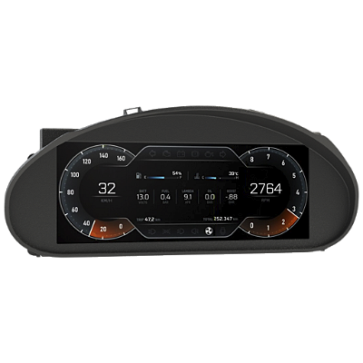 Moldura para painel digital Ghost no BMW Série 3 E46 – Replace Parts