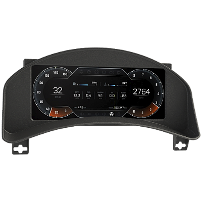 Moldura para painel digital Ghost no Chevrolet Celta G2 – Replace Parts