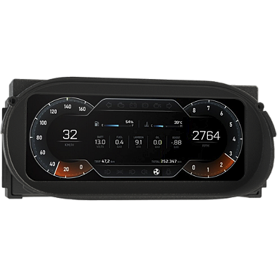 Moldura para painel digital Ghost no Chevrolet Chevette (suporte) 1973–1992 – Replace Parts