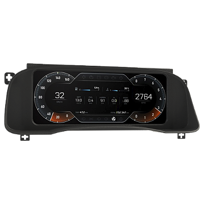 Moldura para painel digital Ghost no Ford F-250 e F-350 – Replace Parts