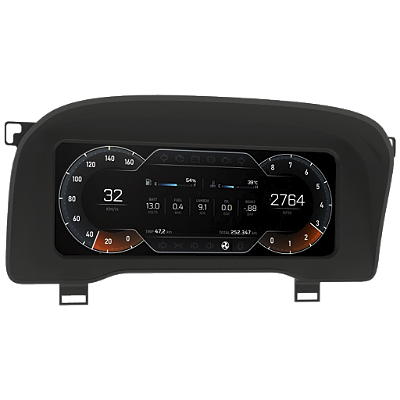 Moldura para painel digital Ghost no Ford Escort MK5 – Replace Parts