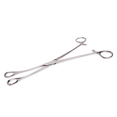 PINÇA FOERSTER BOCA LISA RETA PARA CURATIVO 24CM - WELDON