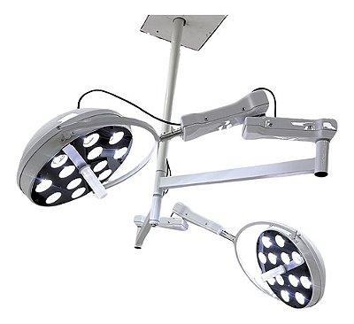 FOCO CIRÚRGICO VETERINÁRIO TETO 72 LEDS BIVOLT AUTOMÁTICO