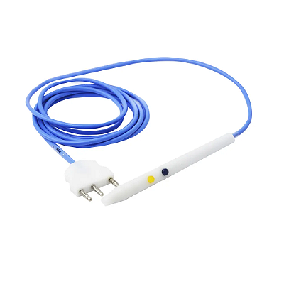 CANETA PARA ELETROBISTURI DUPLO COMANDO MANUAL CD 02 AUTOCLAVÁVEL - MANDRIL UNIVERSAL - DELTRONIX