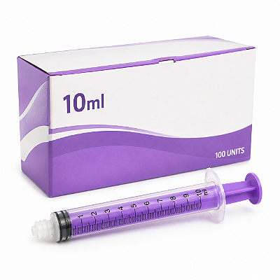 SERINGA ENTERAL ESTERIL ENFIT 10ML SAFER - CAIXA COM 100 UNIDADES