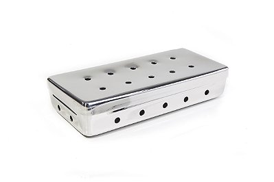 ESTOJO PERFURADO PARA INSTRUMENTAIS 26X12X6 FORTINOX