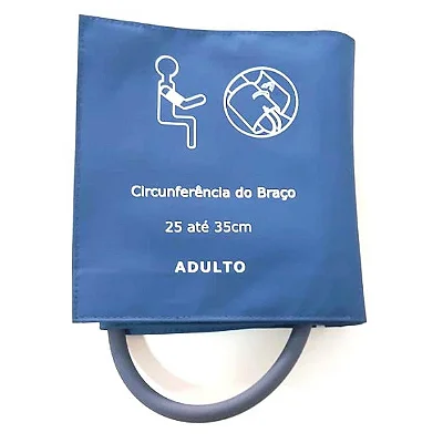 MANGUITO BRAÇADEIRA PNI UNIVERSAL 1 VIA ADULTO PARA MONITOR MULTIPARÂMETRO - GENERAL MEDITECH