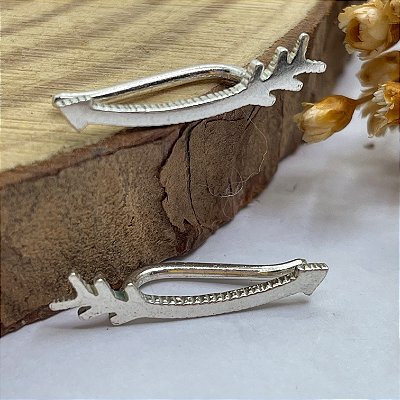 Brinco Earcuff Flecha do Amor | Prata 925