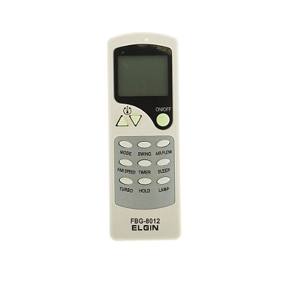 Controle Remoto Para Ar Condicionado Elgin FBG8012 CO1346 SKY8012