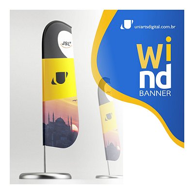 Wind Banner Modelo Asa