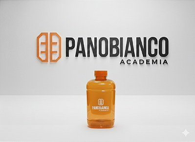 Galão Anatomic Quadrado 950ml-Cor:Laranja