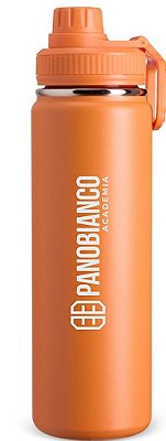 Garrafa Térmica Inox 750 ML-Cor:Laranja