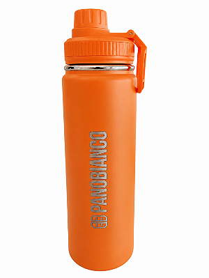 Garrafa Térmica Inox 750 ML-Cor:Laranja
