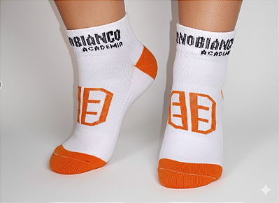 Meia Soquete - Branca - Tam:39 - 44