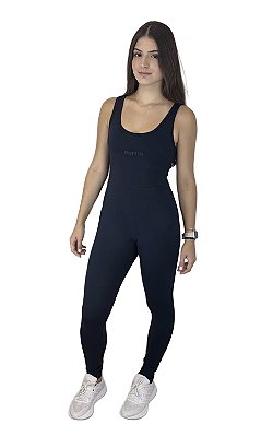 Macacão Poliamida-(Aluno) - Preto