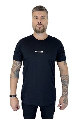 Camiseta TSHIRT (meia malha) - Preto