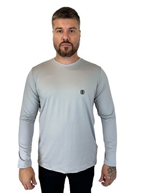 Camiseta Segunda Pele - Manga Longa - Cinza