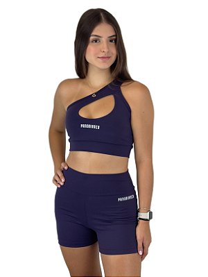 Conjunto Top e Shorts (Poliamida) - Roxo