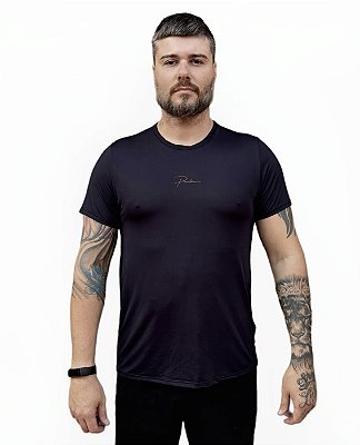 Camiseta Masculina TSHIRT (Dry Furadinho) - Preto