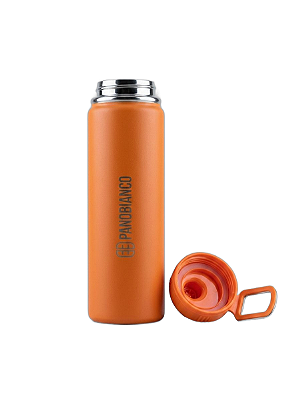 Garrafa Térmica Inox 850 ML-Cor:Laranja
