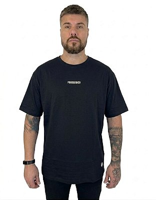 Camiseta (Meia Malha) - Preto