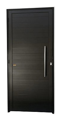 PORTA LAMBRIL COM PUXADOR ALUMÍNIO PRETO LINHA 25 PREMIUM