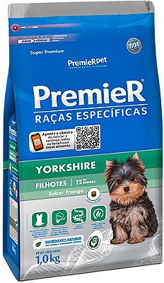 Ração Seca Premier Raças Específicas Yorkshire Filhote sabor Frango