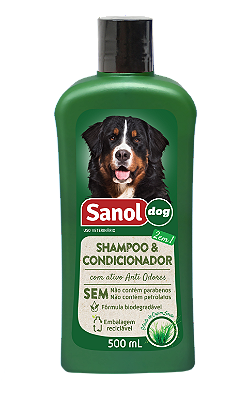 Shampoo e Condicional Sanol Dog 500ml