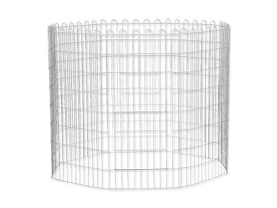 Cercado Grande Dobrável Epóxi Branco 074G Gaiolas Londrina