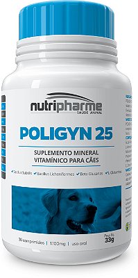 Suplemento Nutripharme Poligyn 25 30 Comprimidos