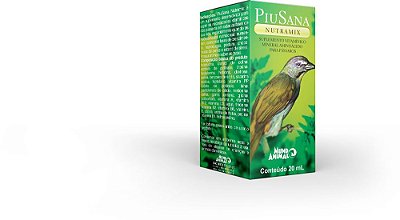 Suplemento Alimentar Mundo Animal PiuSana Nutramix 20ml