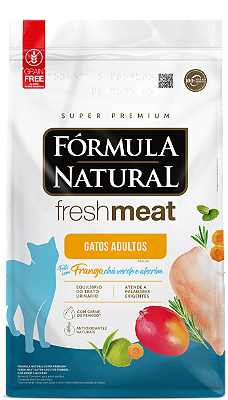 Ração Fórmula Natural Fresh Meat para Gatos Adultos Sabor Frango