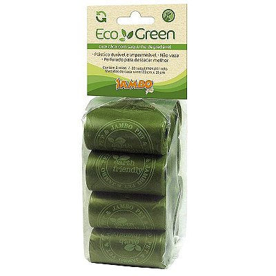 Saquinhos Jambo Eco Green Degradáveis 8 Rolos