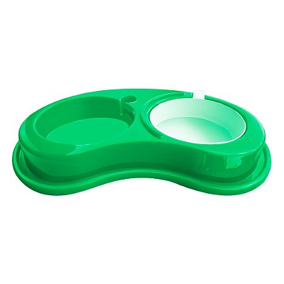 Comedouro Plástico Furacão Pet Anti-formiga Luxo Duplo G 1550ml
