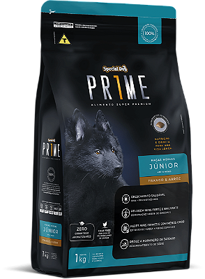 Ração Seca Special Dog Prime Cães Júnior Porte Médio sabor Frango e Arroz