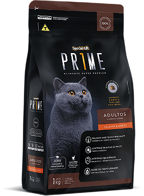 Ração Seca Special Cat Prime Adulto sabor Salmão e Arroz
