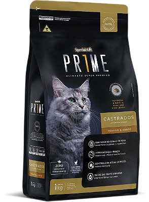 Ração Seca Special Cat Prime Castrados sabor Frango e Arroz