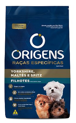 Ração Seca Origens Cão Filhote de Raça Específica Yorkshire, Maltês E Spitz