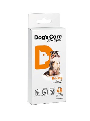 Biobag Refil Coletor de Fezes Dog's Care 31x21cm 4 Rolos com 12 Unidades