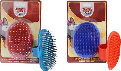 Escova Massageadora BBB Pet Borracha
