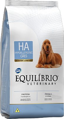Ração Seca Equilíbrio Veterinary Cães HA Hypoallergenic